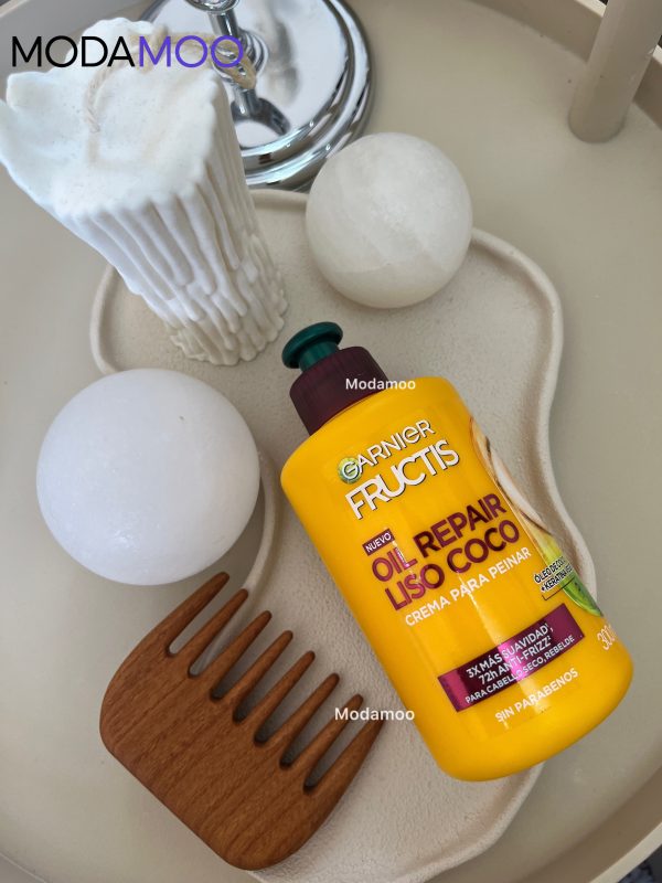 IMG_0448 کرم مو بعد حمام ترمیم کننده و ضد وز گارنیر مدل oil repair Liso Coco