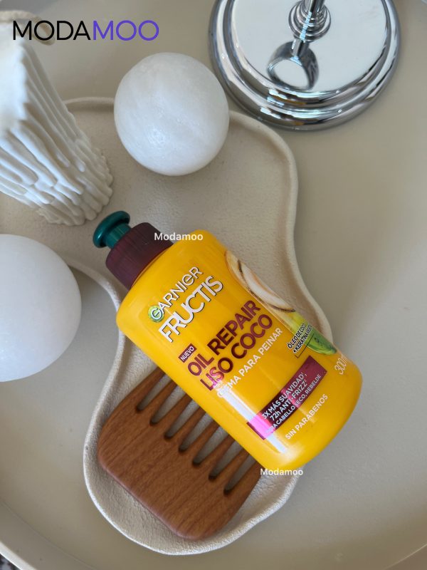 IMG_0449 کرم مو بعد حمام ترمیم کننده و ضد وز گارنیر مدل oil repair Liso Coco