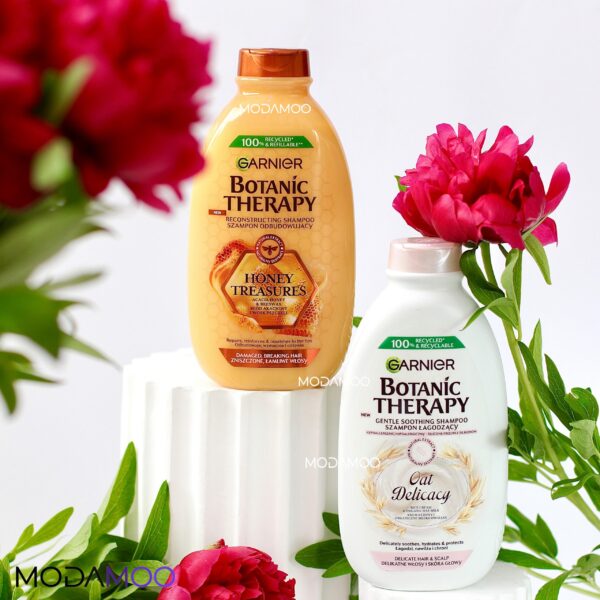 شامپو ترمیم کننده مو گارنیر مدل Botanic Therapy حاوی عسل