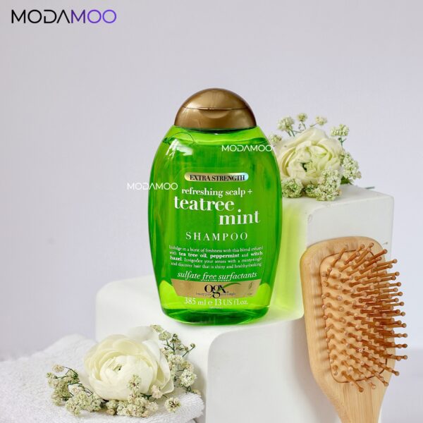 IMG_2952 شامپو درخت چای نعناع او جی ایکس موی چربOgx Teatree Mint