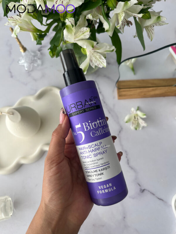 اسپری تونیک ضد ریزش مو بیوتین و کافئین اربن کر جدید