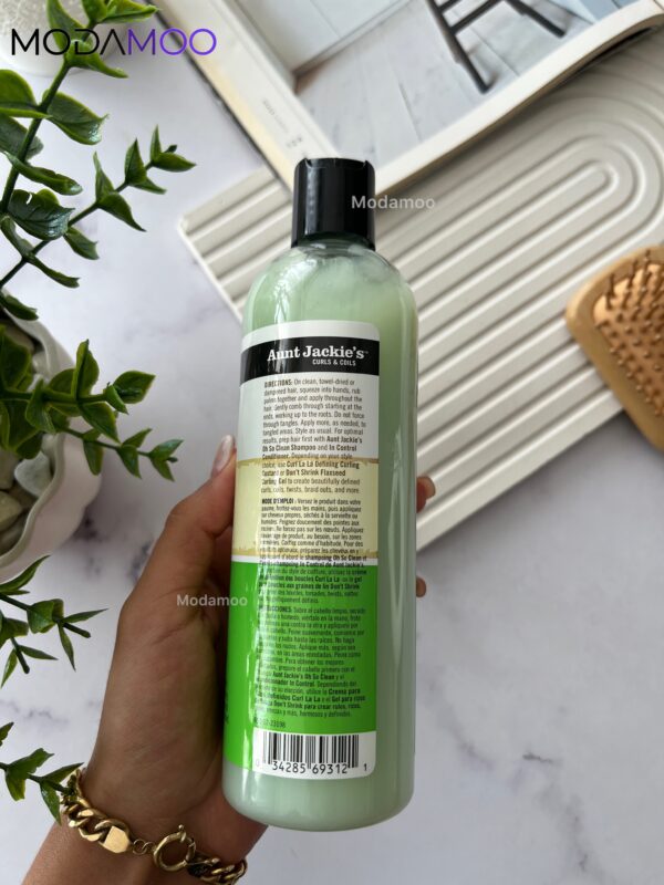 آبرسان عمیق موی فر آنت جکیز Aunt Jackie’s Quench Moisture Intensive Leave-in Conditioner