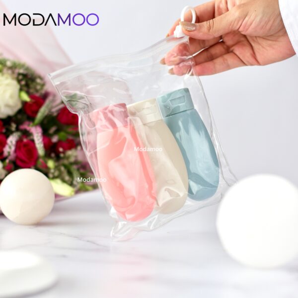 پک بطری سیلیکونی مسافرتی (3عددی)