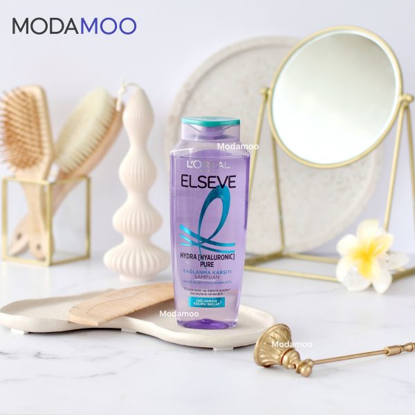 شامپو ضد چربی لورال السیو هیالورونیک پیورLoreal Hydra Pure Elvive