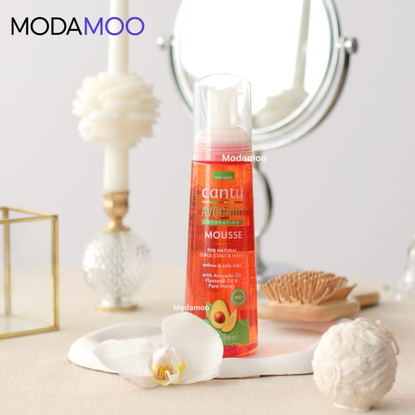 موس مو آبرسان و حالت دهنده ی آووکادو کنتو CantuAvocado Hydrating Styling Mousse