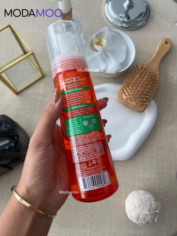 موس مو آبرسان و حالت دهنده ی آووکادو کنتو CantuAvocado Hydrating Styling Mousse