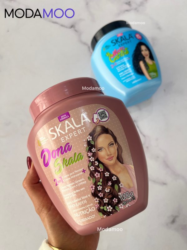 IMG_2714 ماسک دو کاره اسکالا مدل Dona مناسب موی صاف و موج دار Skala Expert Dona Skala 2 in 1 Hair