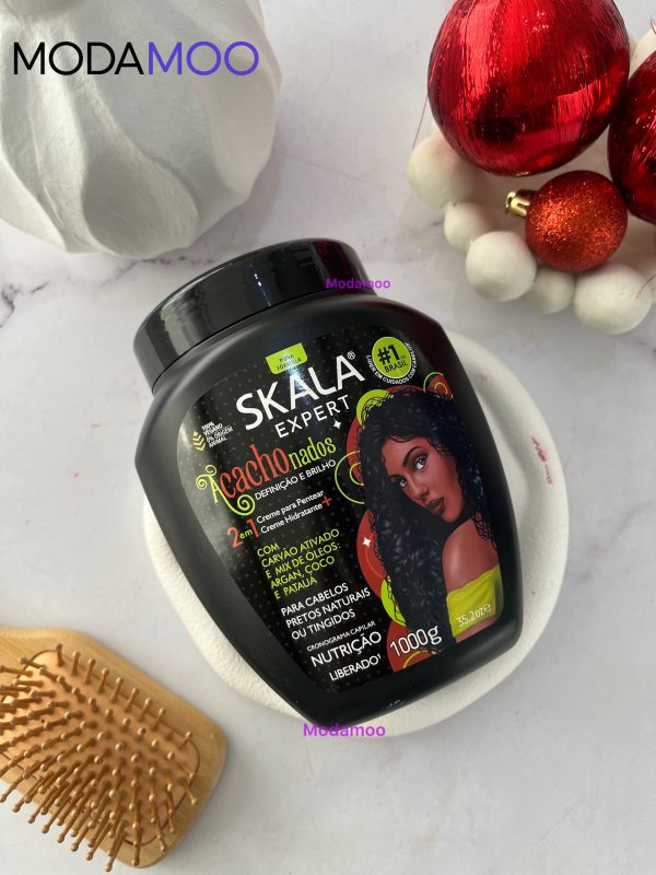 ماسک مو و کرم موی فر اسکالا مخصوص موهای فر مشکی و تیره Skala Expert Acachonados Curl  2in1 – For Black & Dark Curly Hair