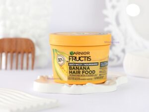 photo-output (19) ماسک تغذیه کننده و آبرسان عمیق مو گارنیر موز Hair Food مدل 3in1