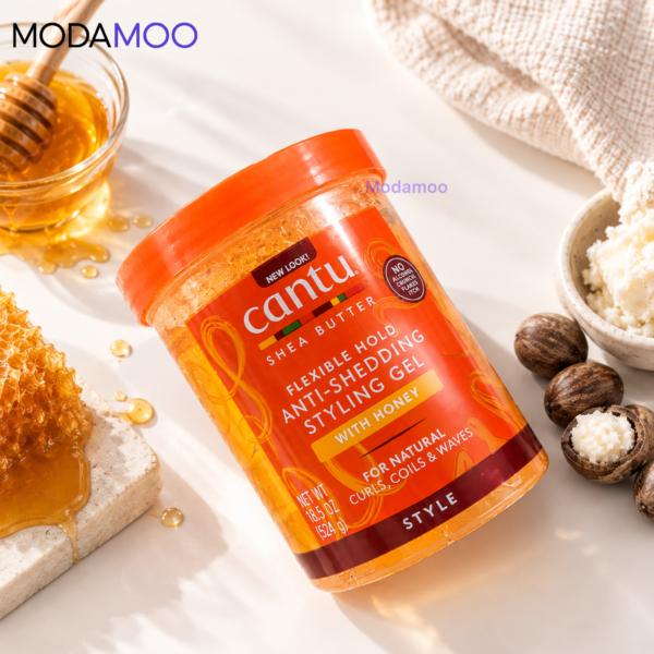 photo-output (12) ژل ضد ریزش و حالتدهنده مو کنتو با عسل Cantu Shea Butter Flexible Hold Anti-Shedding Styling Gel